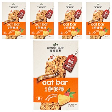 GRANOLA HOUSE 宴麥森林 燕麥棒 番茄羅勒起司 6入  192g  5盒