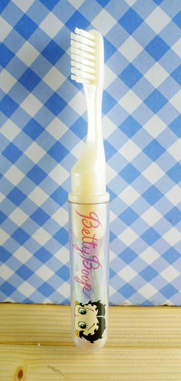 【震撼精品百貨】Betty Boop 貝蒂 旅行牙刷-白 震撼日式精品百貨