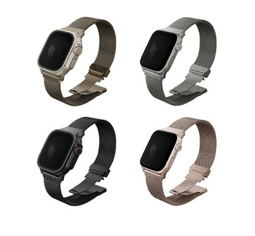 UNIQ 不鏽鋼 米蘭 磁扣 錶帶 適 Apple Watch 40 41 42 44 45 46 49 mm