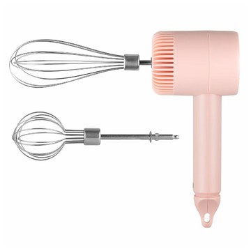 新錸家居 無線充電三段調速奶泡器/奶昔｜家用電動打蛋器/打奶油/奶泡機（附雙攪拌頭）