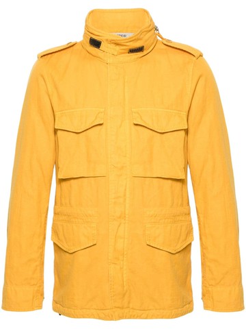ASPESI - Mini Field zip-up jacket - men - Cotton/Linen/Flax/Polyamide - L - Yellow