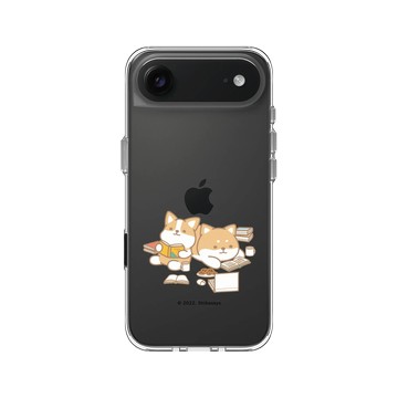 iPhone Air Clear Case（相機按鈕） 透明 - 柴語錄 Shiba Says - 一起宅在家