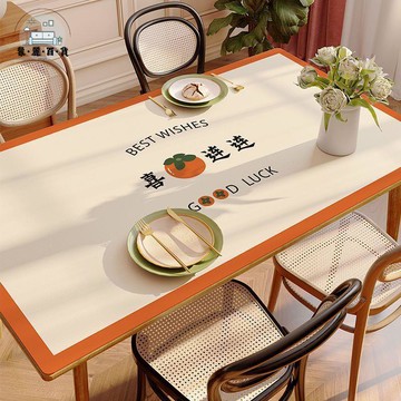 桌布 pvc桌墊茶幾桌布防水防油防污茶幾可擦免洗家用皮革可定制桌面布特惠/全館折扣 可開發票 s5412