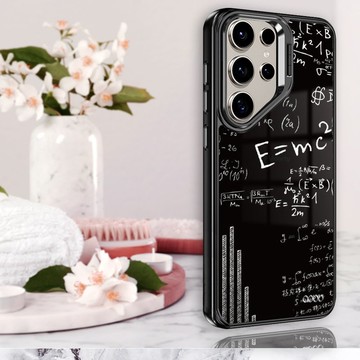 Samsung S25/S24/S23系列軍規防摔合金框隱形立架手機殼-質量不滅