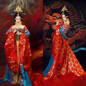 原創奢華攝影寫真皇后貴妃古裝