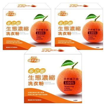 AKIRA 御衣坊 多功能生態濃縮洗衣粉 含天然橘子油 - 1.5kg  3盒