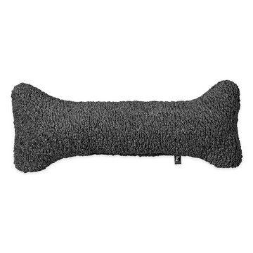 【SofyDOG】BOWSERS 極適寵物小骨頭抱枕 羊絨銀灰 靠枕 枕頭 手工製作【APP下單天天10%點數回饋】