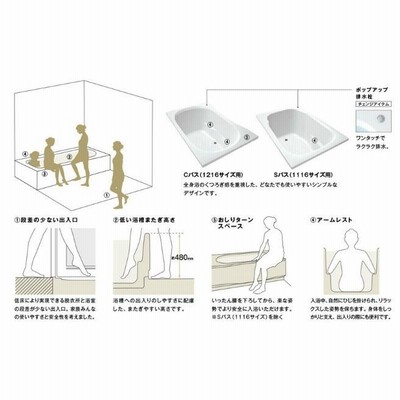 ☆ハウステック・ユニットバス69%OFF☆LL1216マンションタイプ・スタイルK・集合住宅用 | LINEブランドカタログ