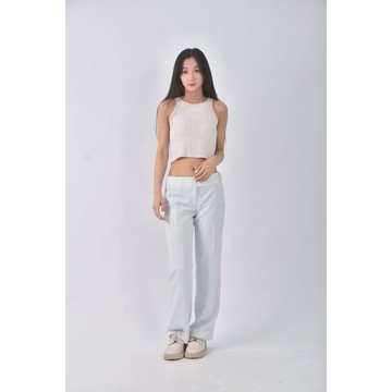 (L) mastina質感藍色長褲二手衣