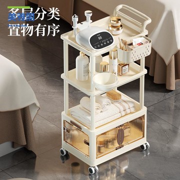 家用  多功能推車收納架美容院儀器收納架可移動美甲美睫多層置物架myg8131