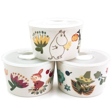 【領券滿額折100】 日本MOOMIN嚕嚕米陶瓷保鮮罐組(3入)