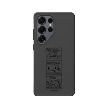 Galaxy S25 Ultra SolidSuit 黑 - 史努比 Snoopy - 經典漫畫