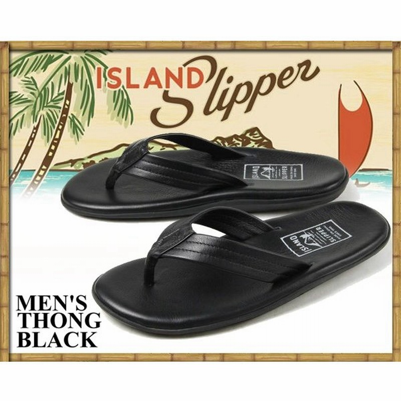 アイランドスリッパ Island Slipper Thong Black Sandal Pb2 Black メンズ サンダル トングサンダル ビーチサンダル レザーサンダル メイド イン ハワイ 通販 Lineポイント最大0 5 Get Lineショッピング