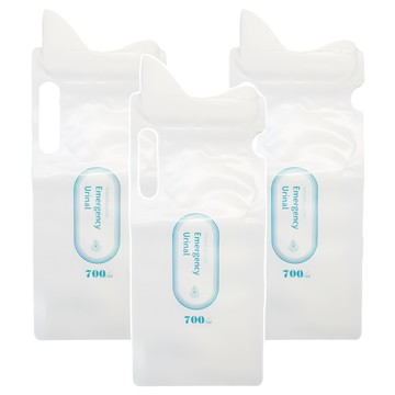 拋棄式尿袋 700ml  3包