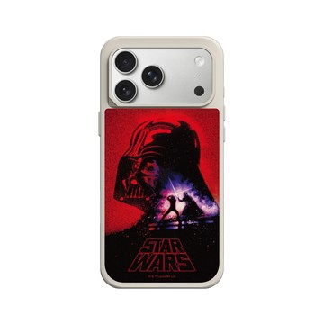 iPhone 17 Pro Max SolidX 貝殼灰 - 迪士尼-星際大戰 Star Wars - 絕地大反攻：路克天行者&達斯維德-海報系列
