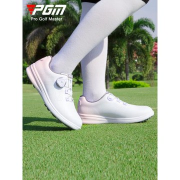 PGM高爾夫運動女鞋漸變色設計球鞋運動鞋潮流百搭防水超纖皮鞋子