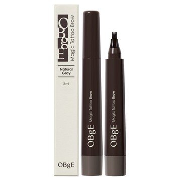 OBgE 台灣公司貨 魔法紋身眉筆 2ml  自然灰  1支