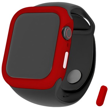 HODA 好貼 柔石保護殼  Apple Watch 45mm  紅色  1個