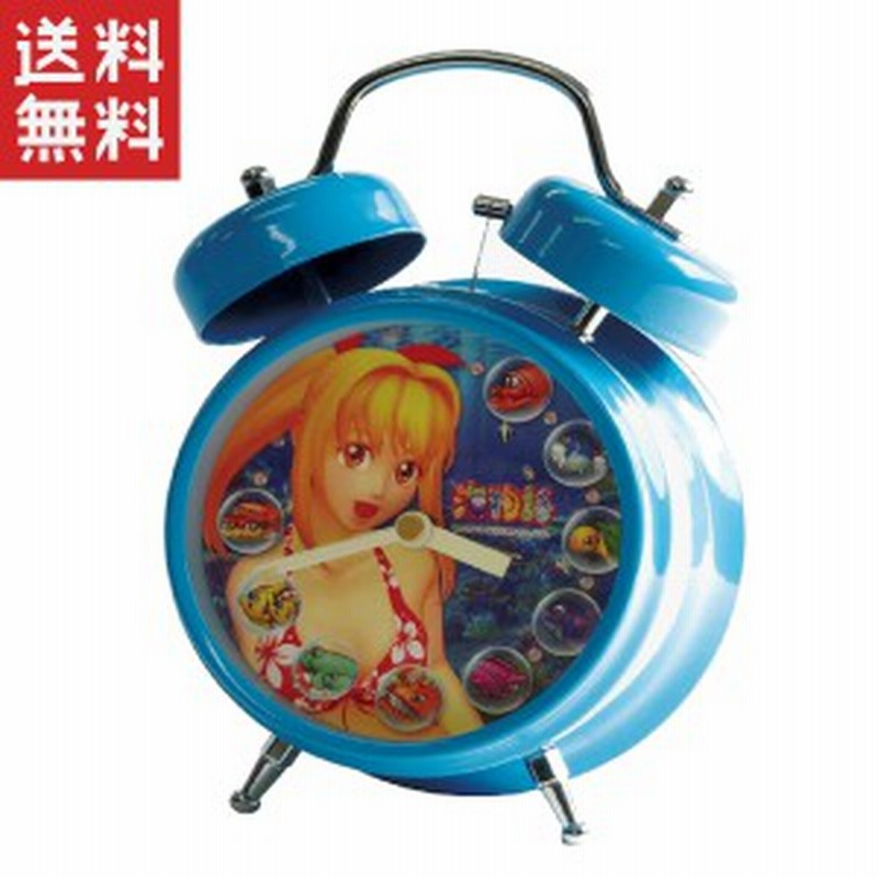 海物語 サウンド目覚し時計 蓄光仕様 大当たり音搭載 ブルー マリンちゃん パチンコ キャラクター グッズ 通販 Lineポイント最大5 0 Get Lineショッピング