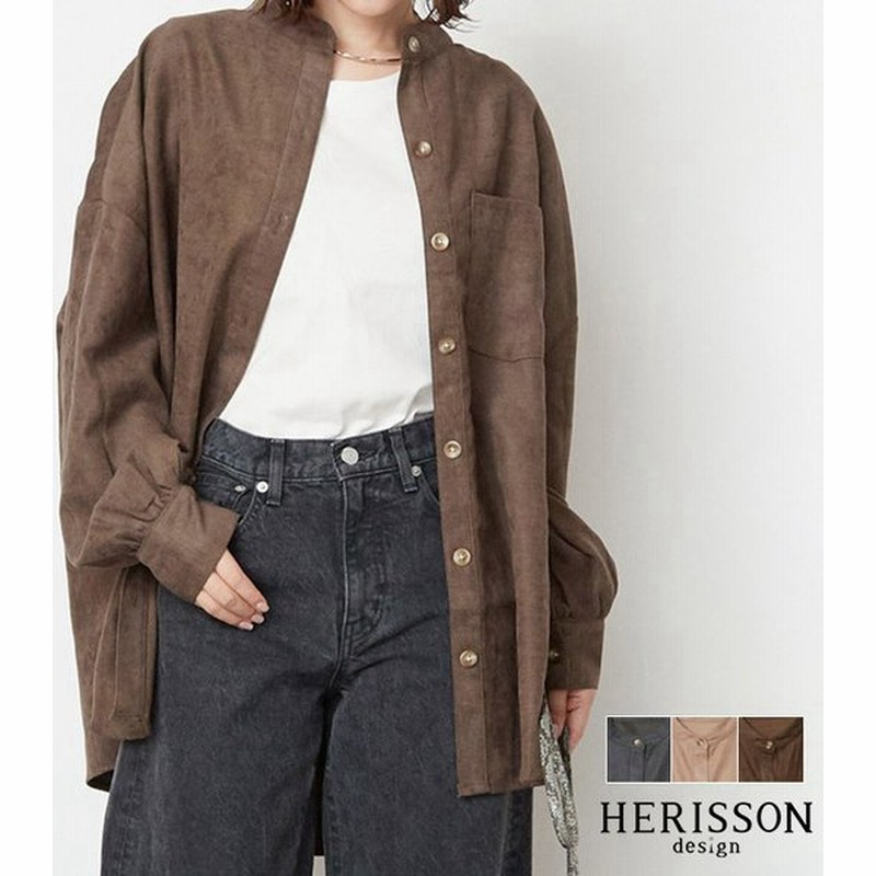 トップスシャツブラウス長袖コーデュロイシャツボリューム袖コーデュロイジャケットシャツレディースアウターコーデュロイノーカラーシャツ 最も信頼できる