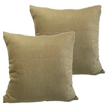 J&N 亞麻素色抱枕4545 2個  45*45cm  亞麻素色  45 x 45cm