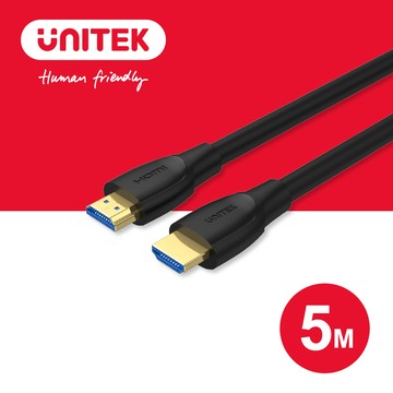UNITEK 2.0版 4K60Hz 高畫質HDMI傳輸線(公對公)5M