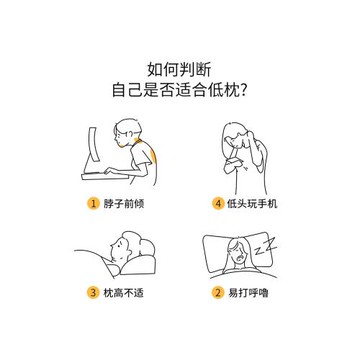 佳麗斯頸椎兒童單人男女生低枕頭