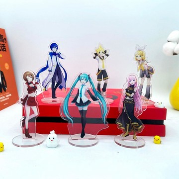 ✨臺灣出貨✨初音未來世界計劃亞克力立牌鏡音鈴鏡音連KAITO巡音流歌MEIKO擺件