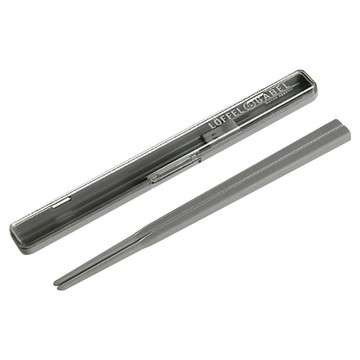 Sabu LoFFEL&GABEL 繽紛環保筷 + 靜音收納盒2件組 日本製 18cm  灰色  附盒子的筷子組  1組