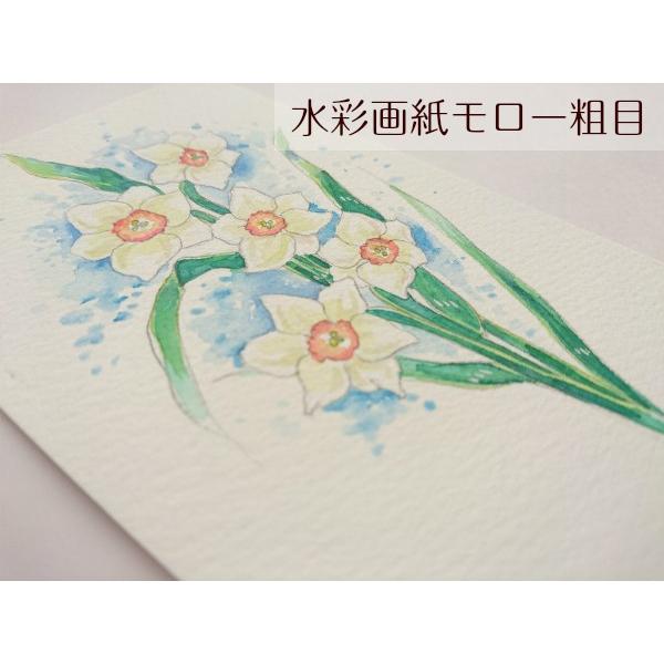 水彩画紙モロー粗目 B4 水彩画 イラスト アート 絵画 紙 用紙