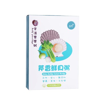 鈞媽 芹香鮮貝粥(3入*150g/盒)