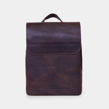 棕色皮革筆電背包 — 男女皆宜的高級工作與旅行包