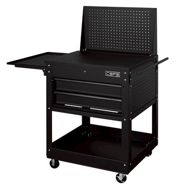 CSPS 27吋(68公分)2抽掀蓋工具推車(工具推車、收納櫃、工具櫃、汽機車配件收納)