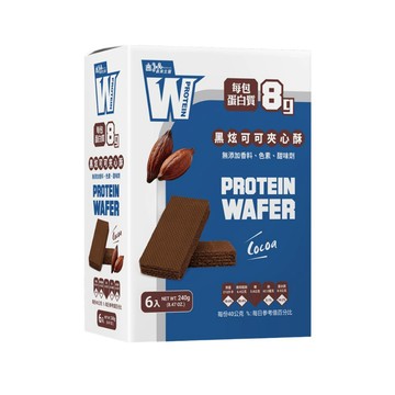 義美生醫 W PROTEIN夾心酥-黑炫可可(40g*6包/盒)x3