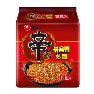 農心 辛炒麵4入(540g)