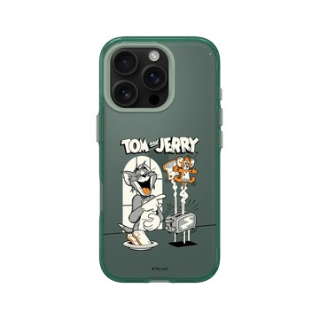 iPhone 16 Pro Clear 憂墨綠 - 湯姆貓與傑利鼠 Tom and Jerry - 廚房攻防戰