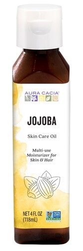 Aura Cacia Natural Skin Care Oil Jojoba 4 fl oz