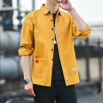 干活穿長袖休閑耐臟耐磨工作服