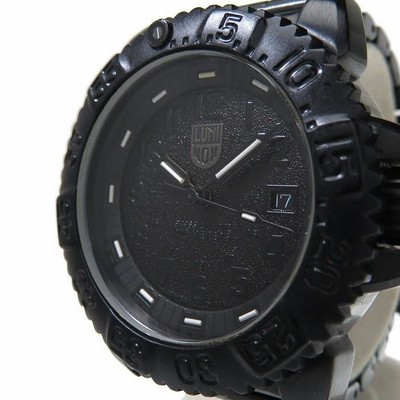 LUMINOX ブラック 3152.BD Luminox Navy Seal Colormark Blackout Steel Black Dial Quartz