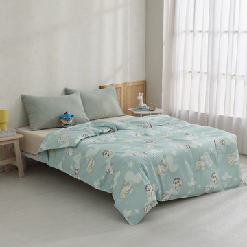 蠟筆小新聯名款 / 雙人/十月被/ 小新綠