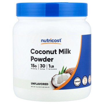 Nutricost, 椰奶粉，原味，16 盎司（454 克）