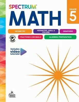 Spectrum Math Workbook, Grade 5 (1版) Spectrum 2024 Spectrum