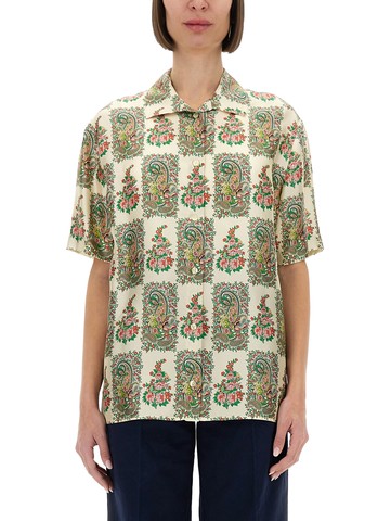 etro silk shirt