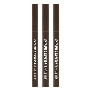 CLIO 珂莉奧 EXTREME 方管眼線膠筆 0.35g  01黑棕色  3支