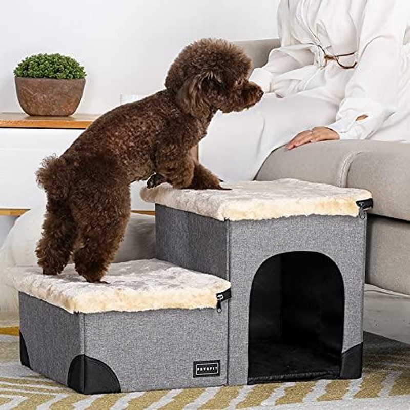 petsfit 犬用ステップ ペット用階段 犬猫用品 踏み台 組立式ステップ