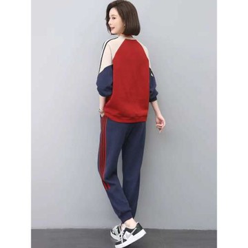 運動套裝女2025新款秋裝搭配一整套早秋小個子穿搭時尚媽媽兩件套