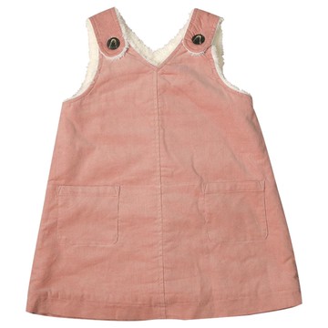 akachan honpo - 背心裙-內裡刷毛-粉紅色