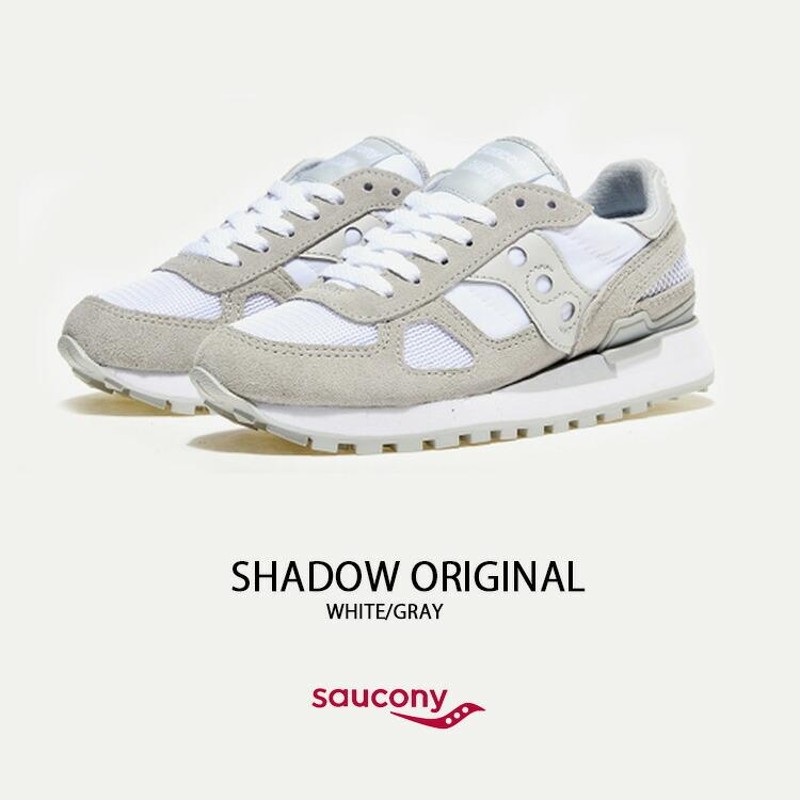 Saucony サッカニー スニーカー SHADOW ORIGINAL S2108-832 WHITE GRAY