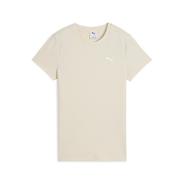 【PUMA】 基本系列ESS羅紋短袖T恤(F)_女性_68502187__歐規｜官方直營