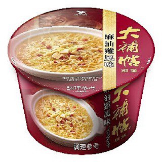 大補帖 麻油雞風味細麵(12碗/箱)